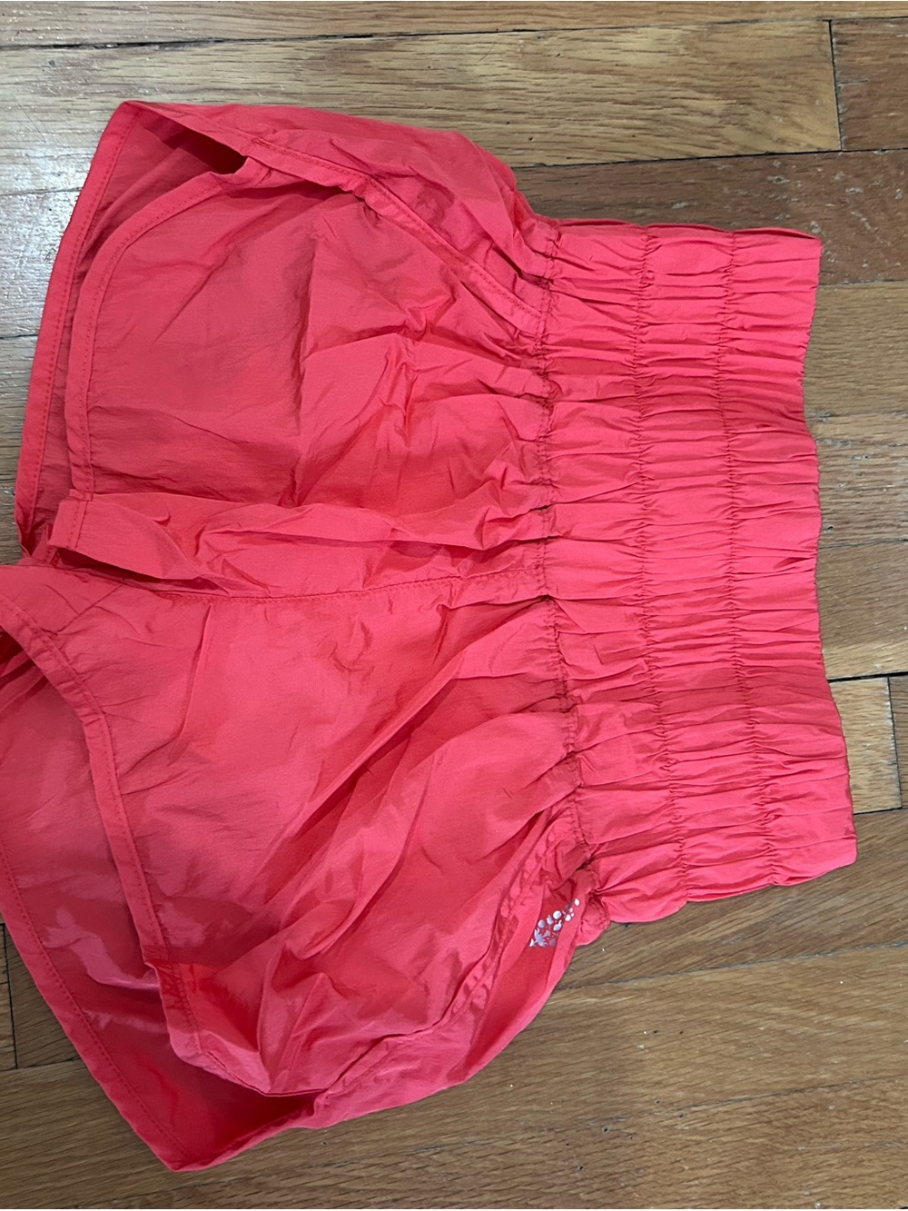 FP Movement by Free People Coral Athletic Smocked-Waist Shorts